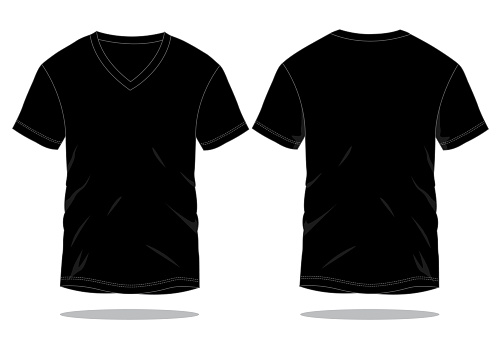 list Federal auction Black Vneck Shirt For Template Stock Illustration - Download Image Now -  V-Neck, Black Color, Simplicity - iStock