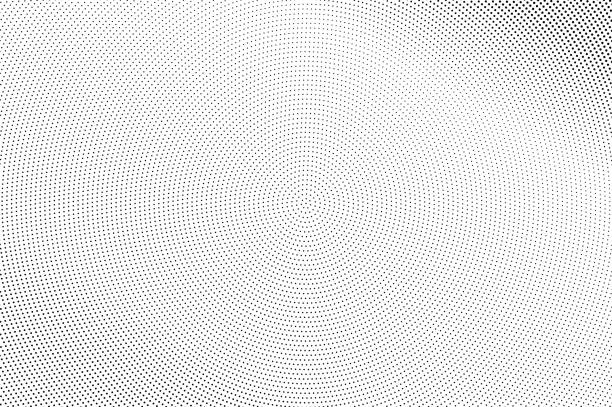 Black white dotted halftone. Half tone vector background. Smooth greyscale dotted gradient. vector art illustration