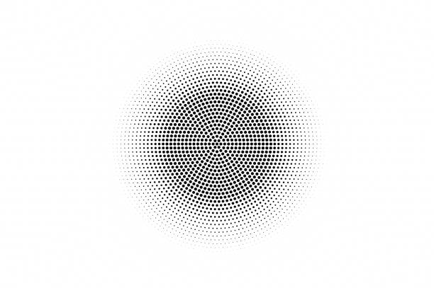 Black white dotted texture. Abstract halftone vector background. Monochrome halftone pop art design. vector art illustration