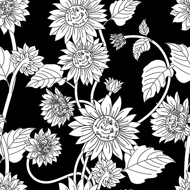 Download Royalty Free Seamless Pattern With Black And White ...