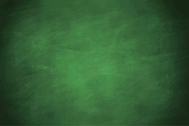 Blackboard Blank blackboard texture. green background illustrations stock illustrations