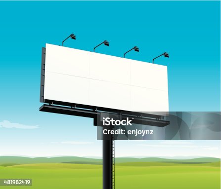 istock Blank billboard 481982419
