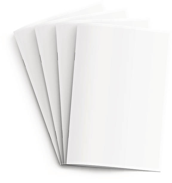 Blank Booklets Vector blank booklets. Vector illustration EPS10. brochure clipart stock illustrations