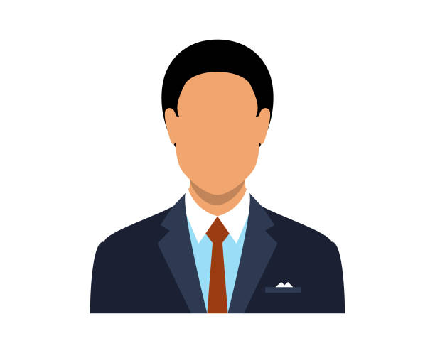 blanker gesicht avatar eines mannes - ein mann allein stock-grafiken, -clipart, -cartoons und -symbole