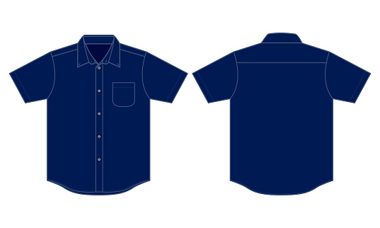 Blank Uniform Shirt Vector