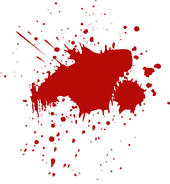 Blood Spilled vector vector art illustration