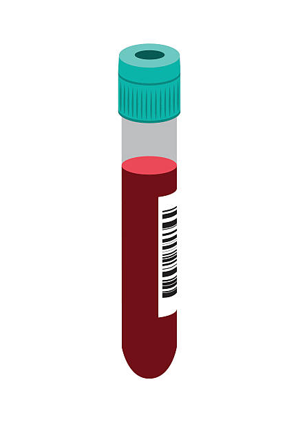анализ крови - phlebotomy test tubes stock illustrations.