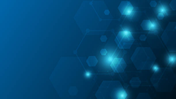 blue abstract hexagon technology background with copy space,futuristic tech background,communication innovative technology background,abstract connection background blue abstract hexagon technology background with copy space,futuristic tech background,communication innovative technology background,abstract connection background presentation speech backgrounds stock illustrations