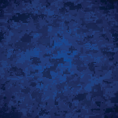 Blue Camoflage Pattern