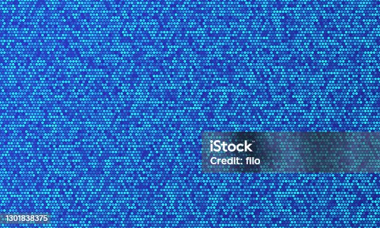 istock Blue Circles Abstract Background 1301838375