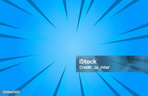 istock Blue colour abstract speed explosion comic Background 1250467453