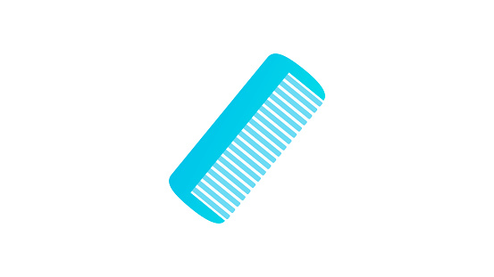 Blue comb, comber icon