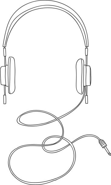 Headphone Wire Illustrations, Royalty-Free Vector Graphics & Clip Art