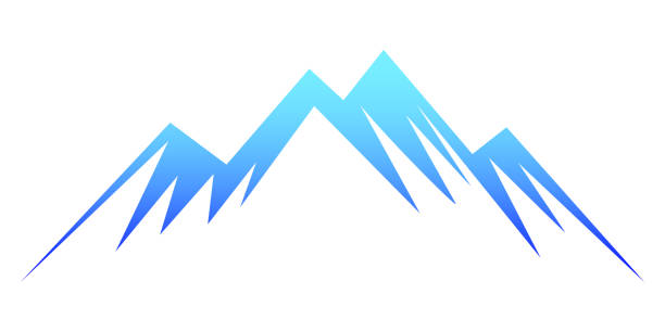 ilustrações de stock, clip art, desenhos animados e ícones de blue mountain – stock vector - mont blanc