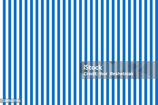 istock Blue stripes. Blue stripes on white background. Marine seamless pattern. Vertical lines. Navy texture. Modern wallpaper. Fashion backdrop. Vector 1388401196