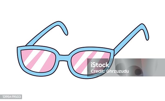 istock Blue sunglasses 1395419503