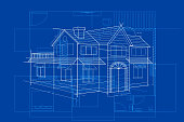 istock Blueprint of Building 510230824