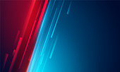 istock Blue/red abstract background 1323747208