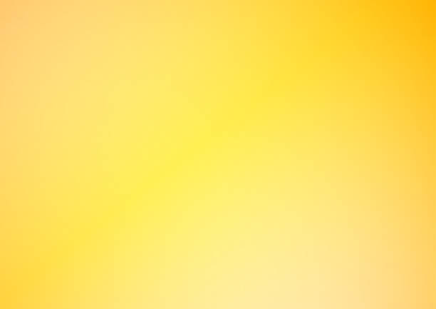 Blurry abstract yellow summer background vector art illustration
