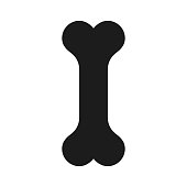 istock Bone icon vector symbol isolated. Vector illustration. 1096769012
