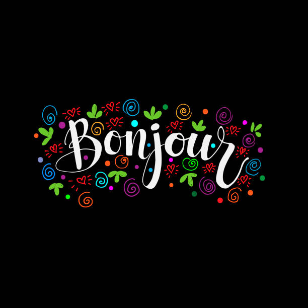 Royalty Free Bonjour Clip Art, Vector Images & Illustrations - iStock