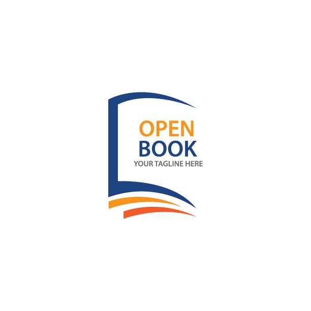 Book education Open book Template vector education building stock illustrations