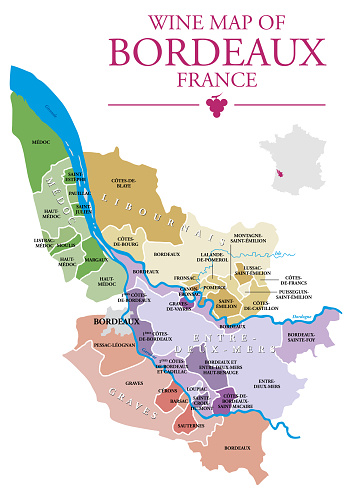 Bordeaux france of map Bordeaux Map