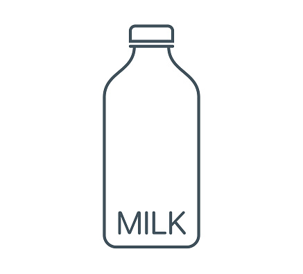 Bottle of milk design