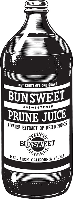 Bottle of Prune Juice