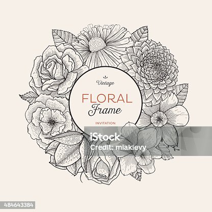 istock Bouquet label 484643384