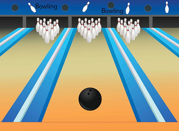 Royalty Free Bowling Alley Clip Art, Vector Images 