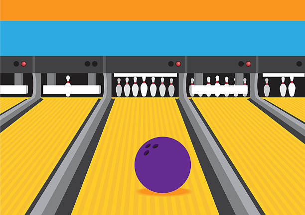 Royalty Free Bowling Alley No People Clip Art, Vector 