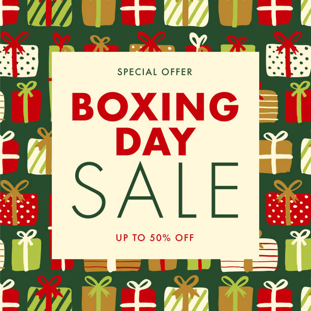 Boxing Day Sale advertisement - Illustration