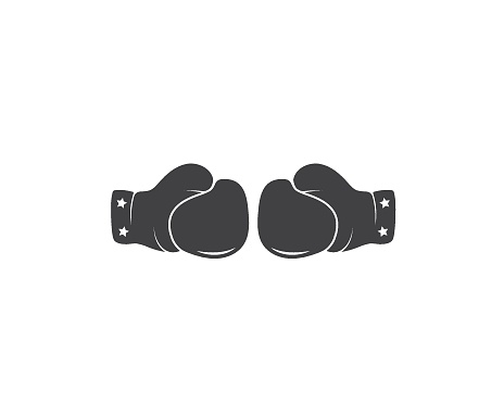 boxing logo vector icon illustration
