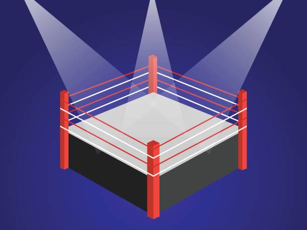 Royalty Free Wrestling Ring Clip Art, Vector Images & Illustrations
