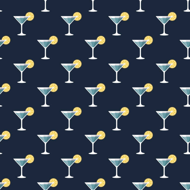 Boy Cocktail Gender Reveal Pattern A seamless pattern created from a single flat design icon, which can be tiled on all sides. File is built in the CMYK color space for optimal printing and can easily be converted to RGB. No gradients or transparencies used, the shapes have been placed into a clipping mask to ensure it tiles seamlessly on all sides. pregnant patterns stock illustrations