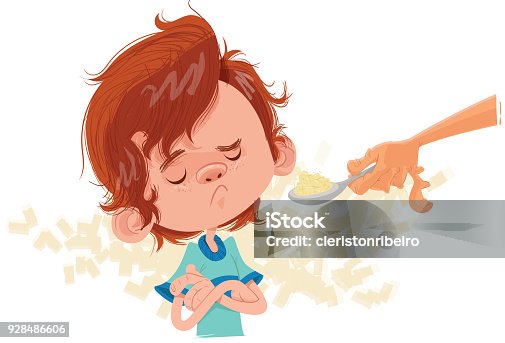istock Boy doesn't want to eat 928486606