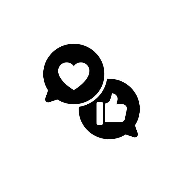 Brand Engagement Brand Engagement icon in vector. Logotype social media icon stock illustrations
