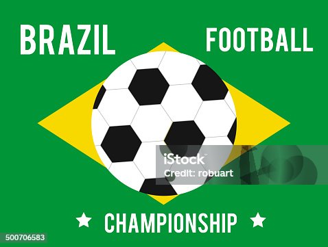 istock Brazil map in the colors of the flag 500706583