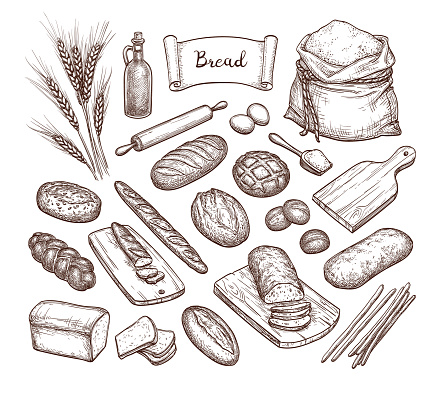 Bread and Ingredients.