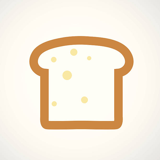 ilustrações de stock, clip art, desenhos animados e ícones de ícone de pão - rabanada