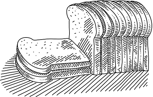 Bread Slices Drawing