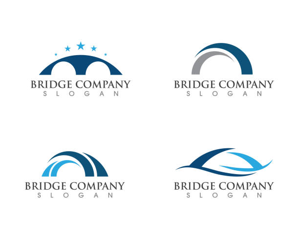 Bridge   Template bridge   Template vector icon illustration design river symbols stock illustrations