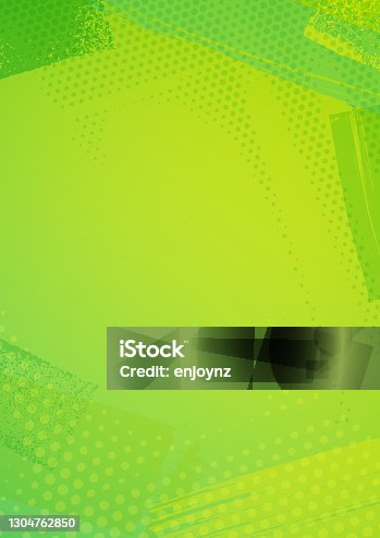 istock Bright green textured frame background 1304762850