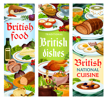 Dish на английском языке. Баннер суп. British food. Еда на английском. Traditional English dishes.