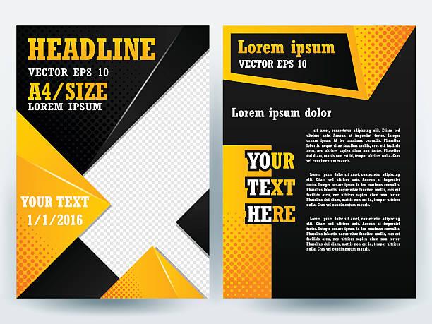 Brochure design templates layout  Vector - Illustration vector art illustration