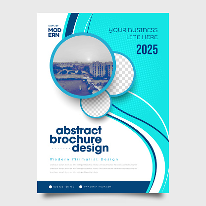 Brochure Flyer Template Layout Background Design. booklet, leaflet, corporate business annual report layout