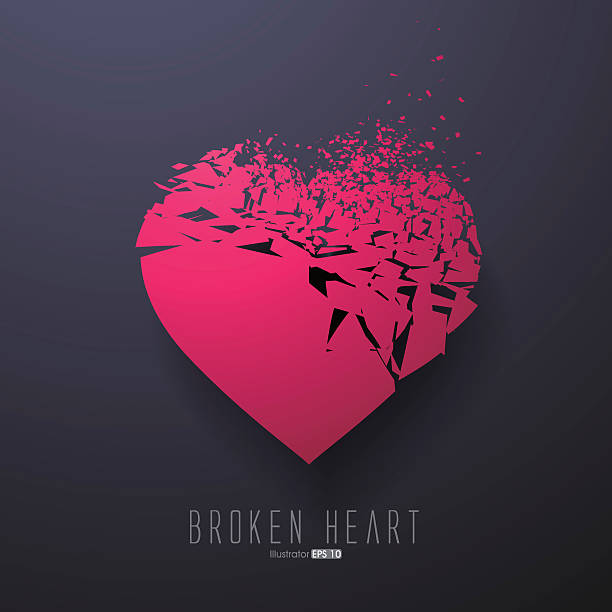 Broken Heart,Vector Graphics Broken Heart,Vector Graphics divorce patterns stock illustrations