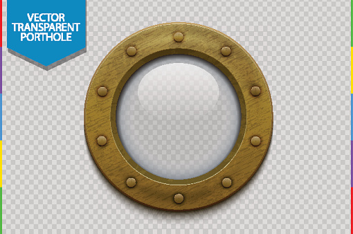 Isolated on transparent background. Rivets mount design