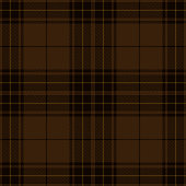 Brown Scottish tartan plaid seamless textile pattern background.